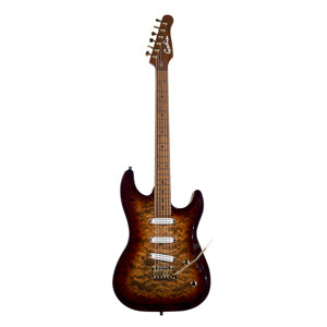 Godin Artisan ST-III Whiskeyburst MN + Etui