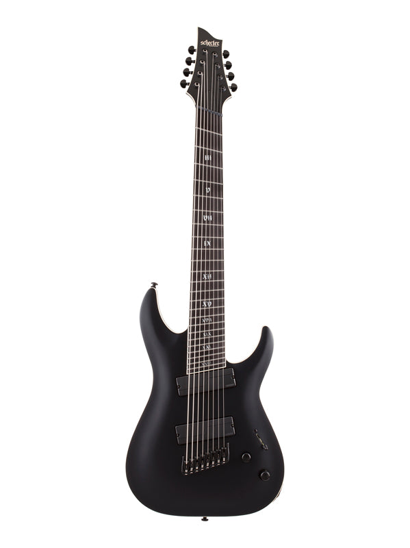 Schecter C-8 Multiscale SLS Elite Evil Twin - Satin Black
