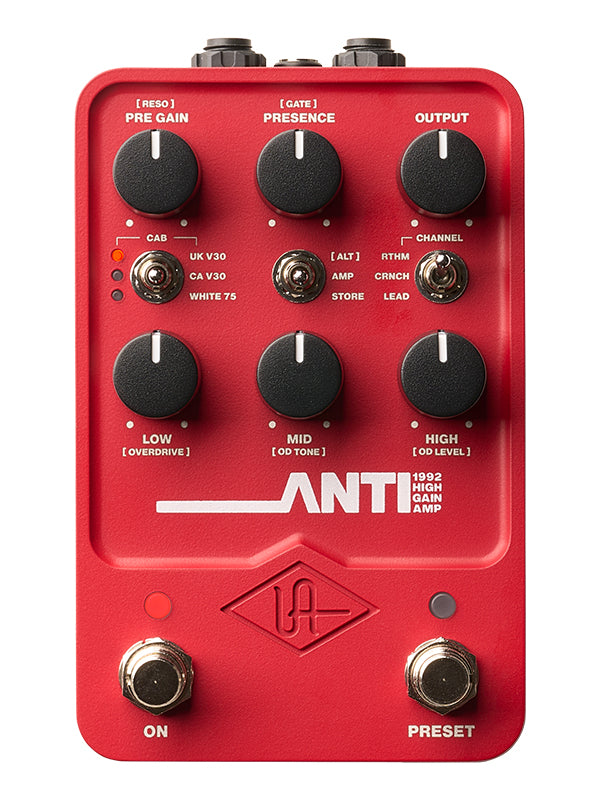 Universal Audio UAFX - ANTI, pédale ampli High Gain
