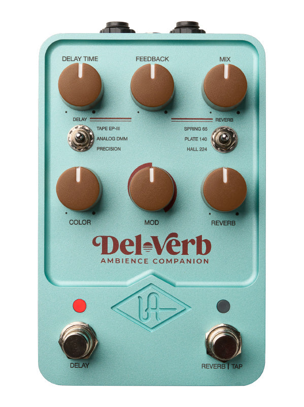 Universal Audio UAFX - Del-Verb Ambience Companion, pédale de reverb-delay
