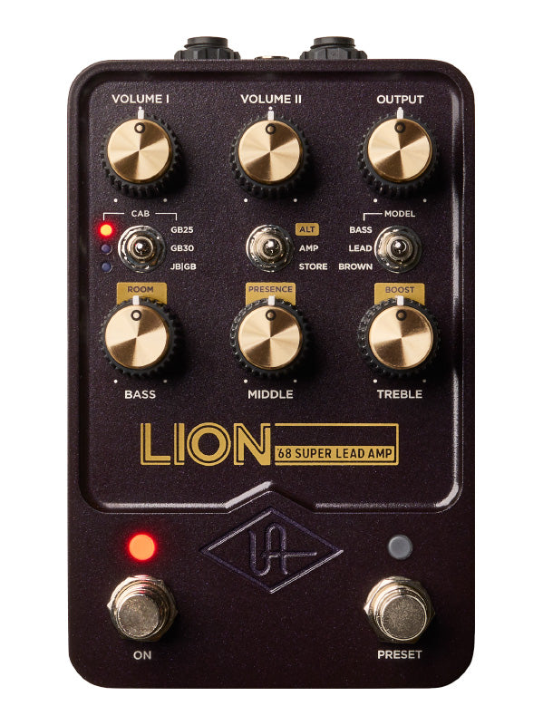 Universal Audio UAFX - Lion 68 Super Lead Amp, modulation d'ampli