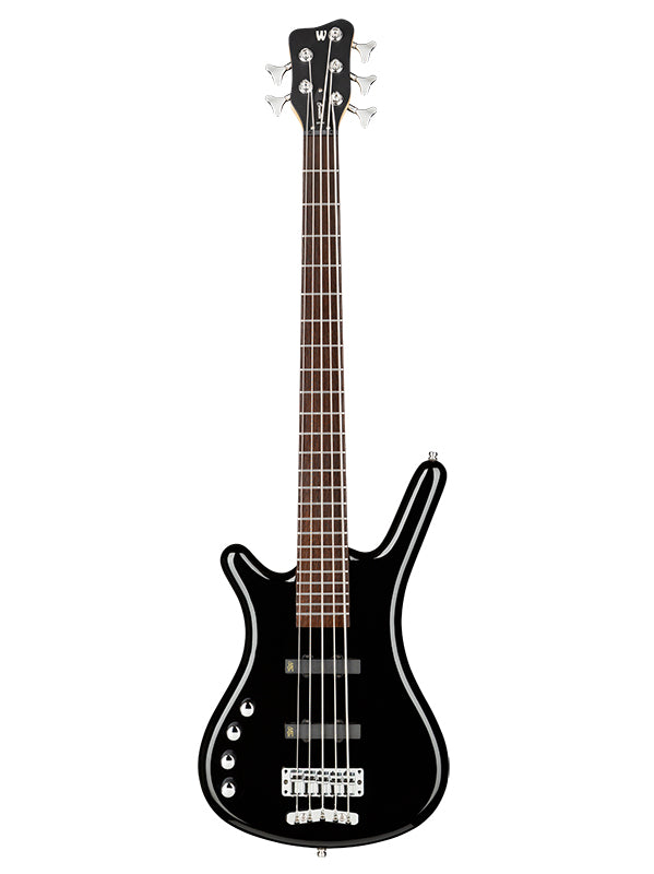 Warwick RockBass RockBass Corvette Basic 5 Medium Scale, gaucher - Solid Black
