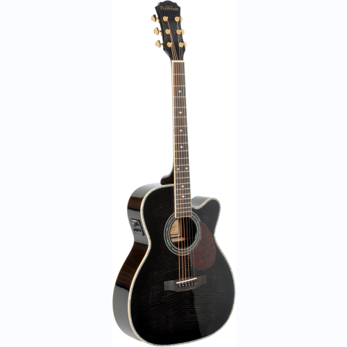 freshman guitare folk APOLLO2OCBK OM electro noire