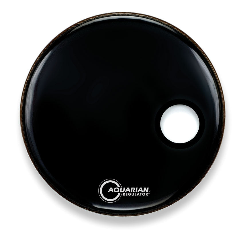 Peau Regulator 16", trou 4.75", noire