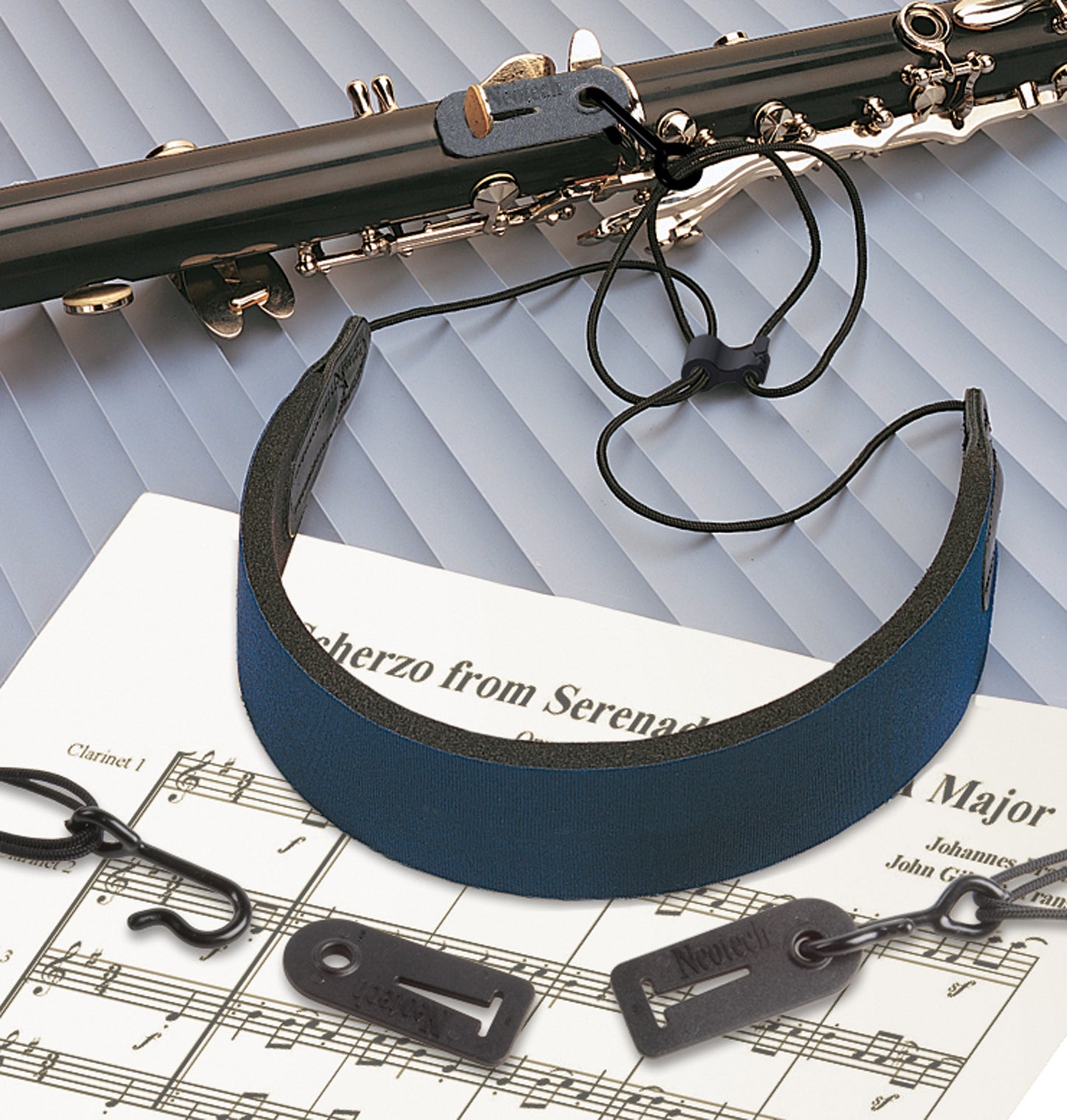 Cordon de clarinette, hautbois et cor anglais Neotech CEO Comfort Strap, Taille M