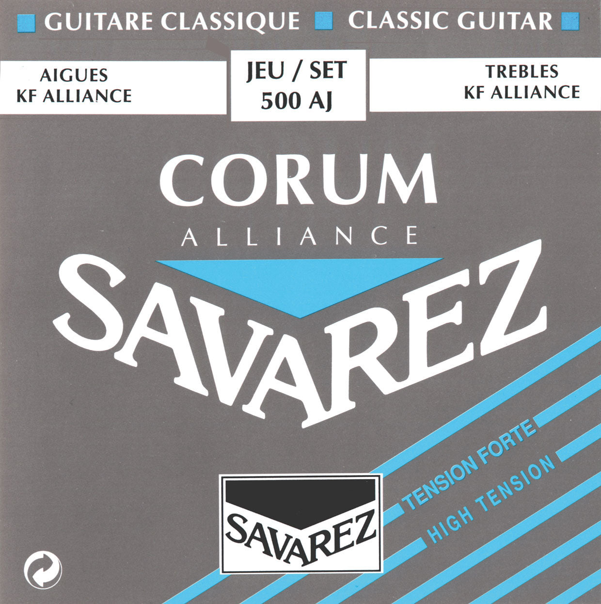 Jeu aigu KF, basses Corum, tirant fort