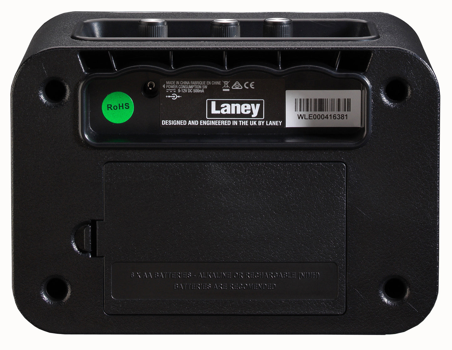 Ampli guitare 3W, look Supergroup, HP 3", 2 canaux, connectique LSI, noir