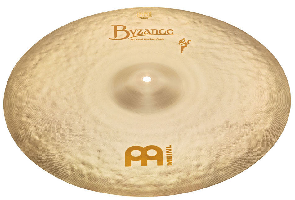 Crash Vintage Sand signature Benny Greb 18", Medium, Alliage bronze B20, Martelée à la main, Finition sablée