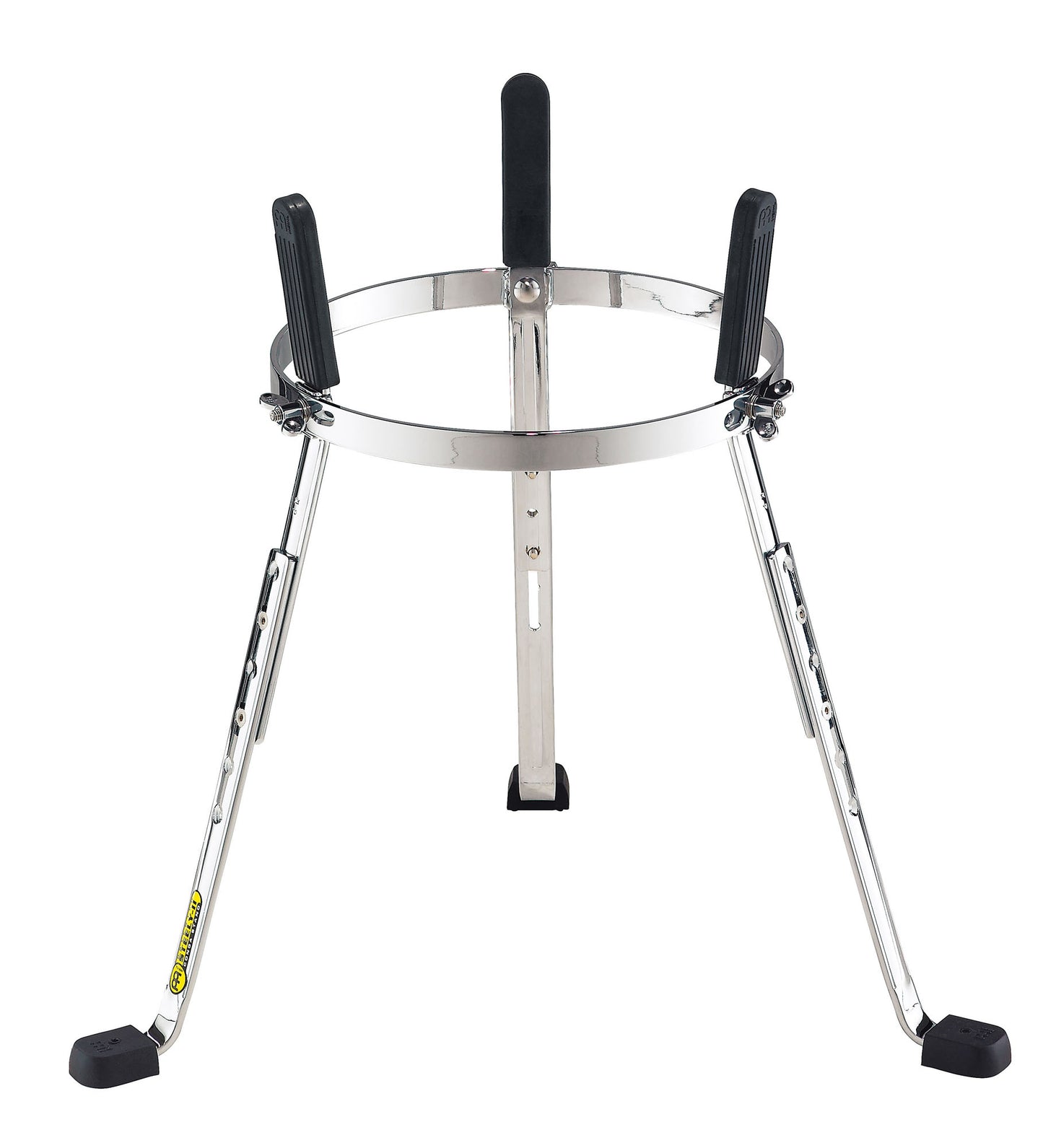 Support panier Steely II pour conga Woodcraft 11 3/4", pieds en L, réglage hauteur, chromé
