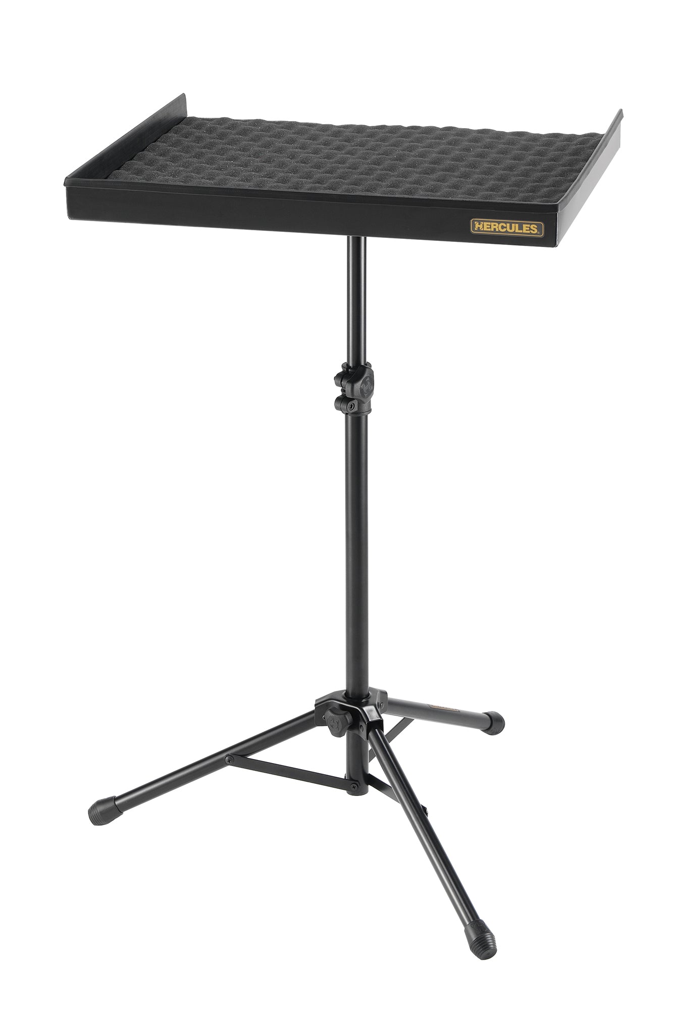 Table percussions, plateau mousse avec rebords caoutchouc (hauteur: 70-123 cm, taille plateau: 61.5 x 48.5 cm)