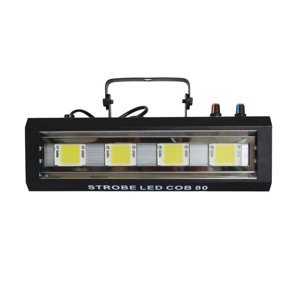 Power Lighting STROBO LED COB 80 Stroboscopio 80W 4 LED Bianchi