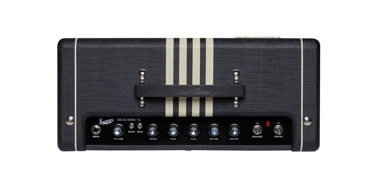Supro Delta King 12 Nero e Crema