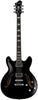 Hagstrom Viking Deluxe Baritone Nero
