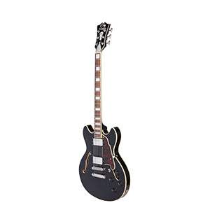 D'ANGELICO Premier Mini DC Solid Black