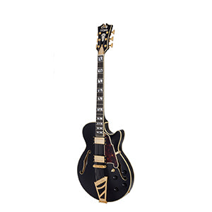 D'ANGELICO Excel SS Solid Black