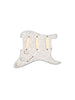 EMG Pickguard collection, DG20, set SA/SA/SA con SPC/EXG - Piastra White perloid e pickup Avorio