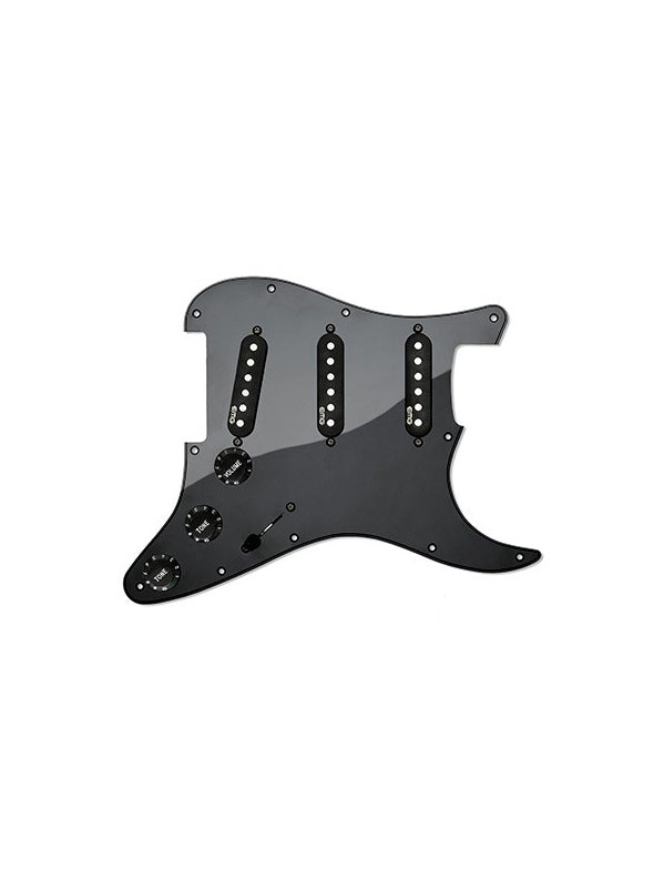 EMG Pickguard collection, ST54, SSS passifs, Alnico 2 - Black