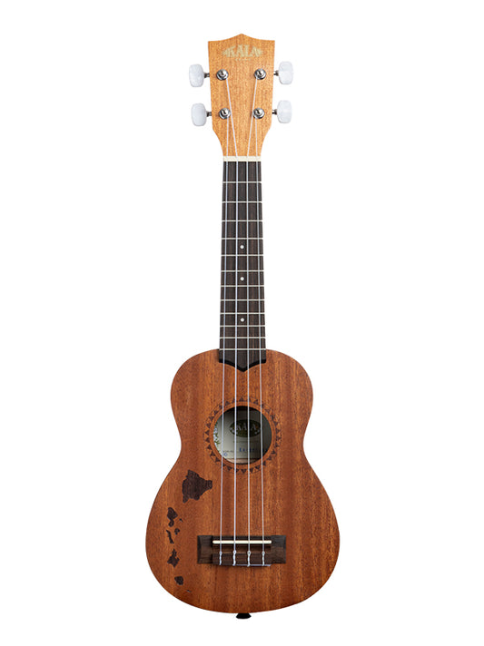KA-15, Soprano, Mahogany, motif Hawaiian island, livré avec housse