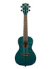 Kala Exotic Mahogany, Concert - Transparent Blue