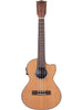 Kala Ciliegio Solido con Acacia, Tenore Cutaway elettro-acustico, fornito con custodia