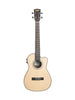 Kala, top in abete massello/ebano, baritona con cutaway