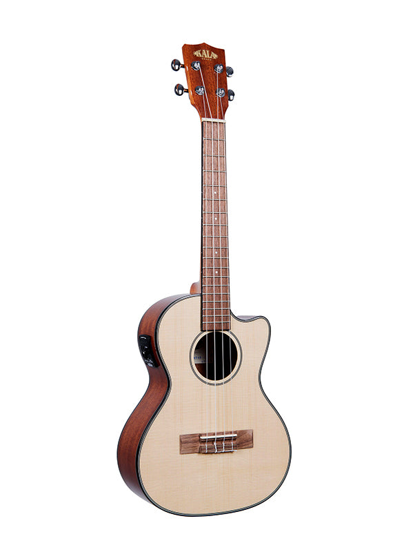 Solid Spruce Top/Mahogany, Tenor Cutaway électro-acoustique, livré avec housse