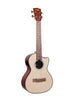 Kala Solid Spruce Top/Mahogany, Tenor Cutaway électro-acoustique, livré avec housse