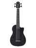 Kala Journeyman U-Bass, Mogano, fornito con custodia - Nero