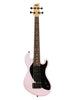 Kala Corpo Massello U-Bass, 4 corde, fornito con custodia - Rosa Chiaro