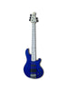 Lakland Skyline 55-02 Deluxe, 5 corde - Blu traslucido, Tastiera in acero