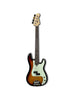 Lakland Skyline 44-64, 4 corde - Sunburst a 3 toni, tastiera in palissandro