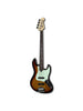Lakland Skyline 44-60, 4 corde - Sunburst a 3 toni, tastiera in palissandro