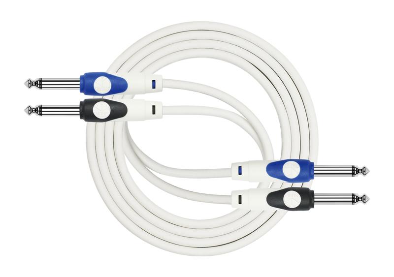 Kirlin Cable Patch Jack-Jack 1M Blanc