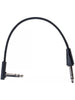 Rockboard Cavo piatto TRS 20 cm, angolo/dritto - Nero