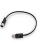 Rockboard Câble MIDI FlaX Plug - 30 cm - Noir