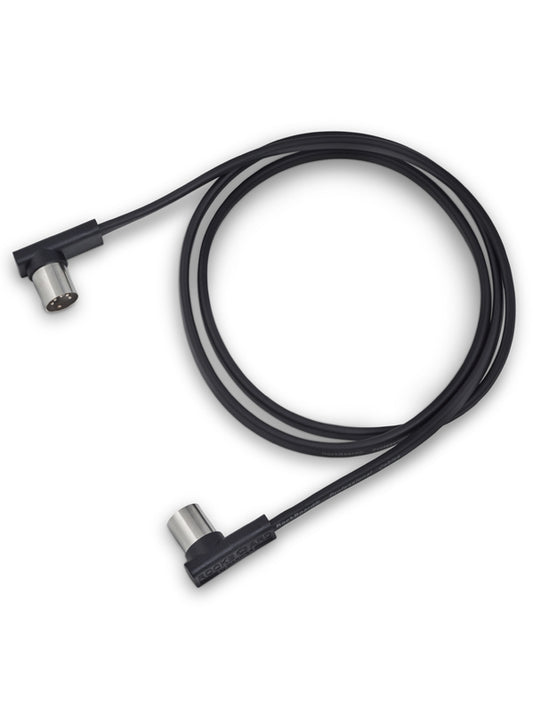 Câble MIDI plat - 1 m - Black