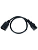 Rockboard Connecteur Power Ace IEC, mâle à femelle, 35 cm