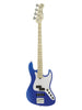 Sadowsky MetroExpress Line, Hybrid PJ, 4 corde, 21 tasti - Blu oceano metallizzato, acero