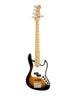 Sadowsky MetroExpress Line, Hybrid PJ, 5 cordes, 21 frettes - Tobacco Burst, érable