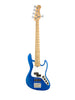 Sadowsky MetroExpress Line, Hybrid PJ, 5 corde, 21 tasti - Ocean Blue Metallic, acero