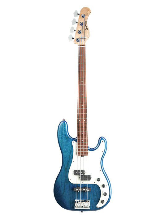 Sadowsky MetroLine, Hybrid PJ Vintage, 4 cordes, 21 frettes, alder - Ocean Blue Trans. Satin