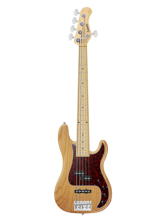 Sadowsky MetroLine, Hybrid PJ Vintage, 5 cordes, 21 frettes, ash - Natural Satin