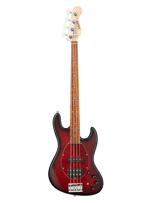 Sadowsky MetroLine, MJ Vintage, 4 cordes, 21 frettes, alder - Burgundy Burst Satin