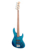 Sadowsky MetroLine, basso moderno, 4 corde, 24 tasti, ontano - Ocean Blue Trans. Satinato