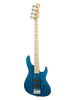 Sadowsky MetroLine, basso moderno, 4 corde, 24 tasti, frassino - Ocean Blue Trans. Satinato