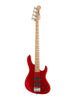 Sadowsky MetroLine, basso moderno, 4 corde, 24 tasti, frassino - Candy Apple Red Metallic