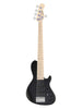 Sadowsky MetroLine, basso Single Cut, 5 corde, 24 tasti, frassino - Satin Black Pearl
