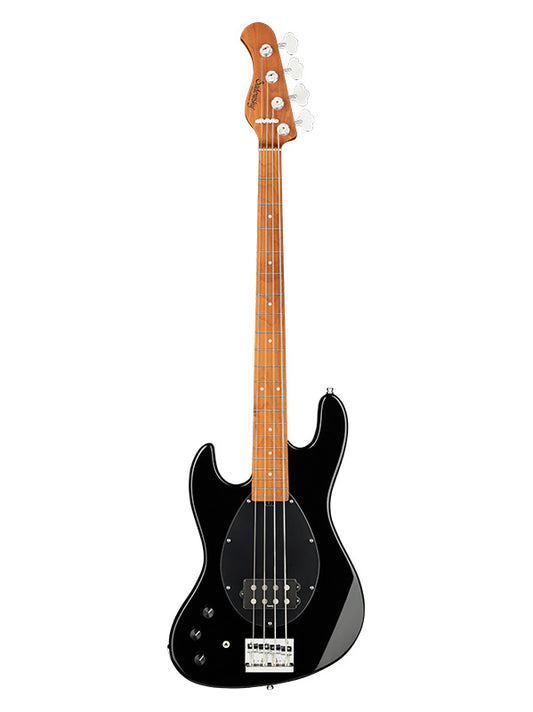 Metroexpress, M Vintage Bass, 4 cordes, 21 frettes, gaucher, gaucher - Black,Maple