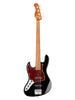 Sadowsky MetroExpress, Standard JJ, 4 corde, fretless con linee, mancino, mancino - Nero, Viola