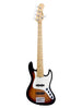 Sadowsky MetroExpress, Standard JJ, 5 corde, 21 tasti - Tobacco Burst, acero